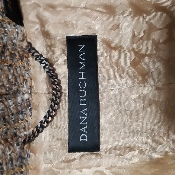 Dana Buchman tweed crop jacket E/D - Picture 7 of 9